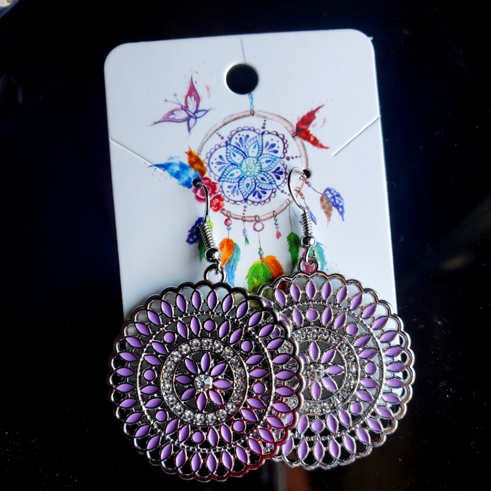 Plantation Pinwheel Earrings